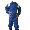 Kids Karting Suit Racing Suit Poly Cotton One Piece Blue - UK247Deals
