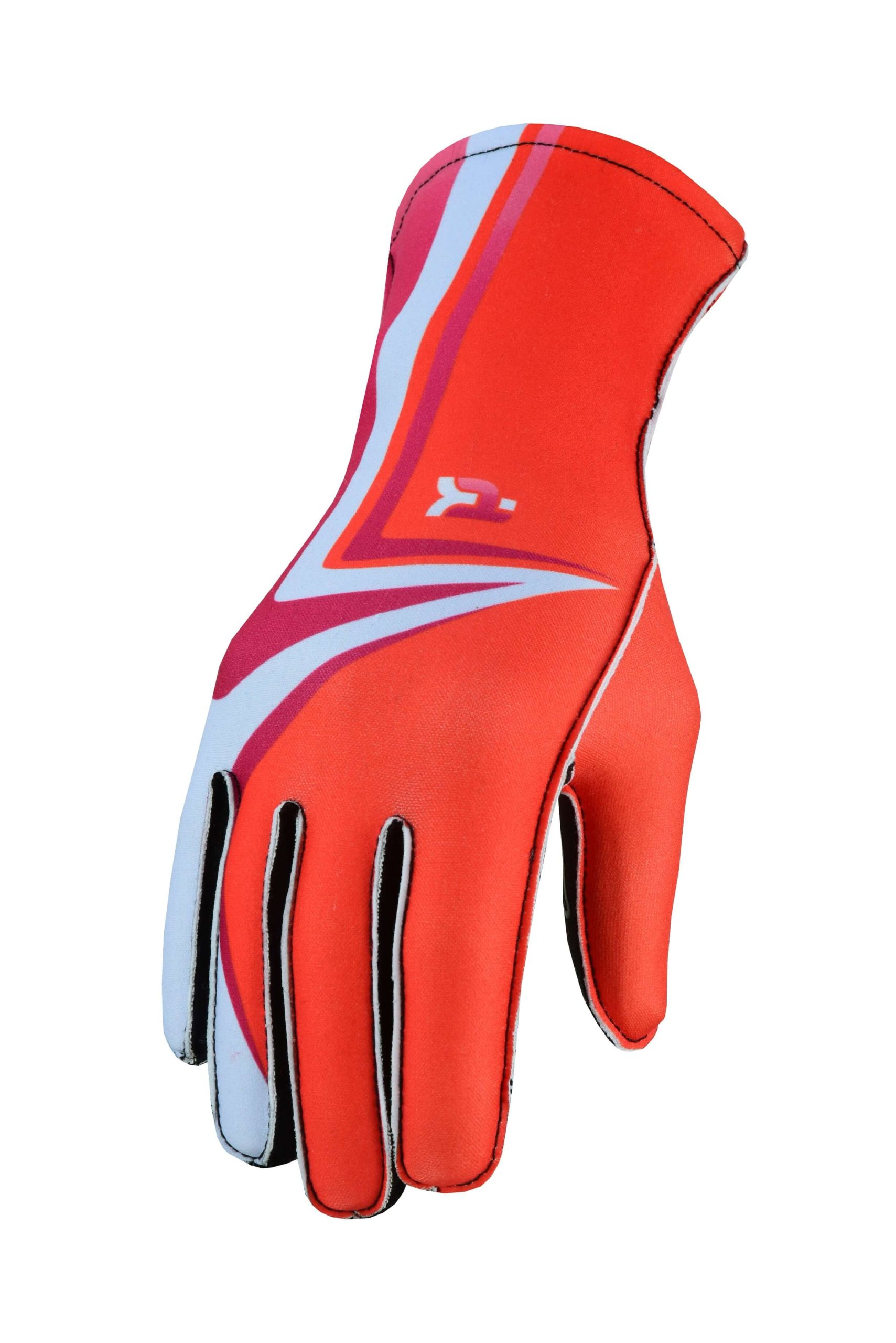 go kart racing gloves red